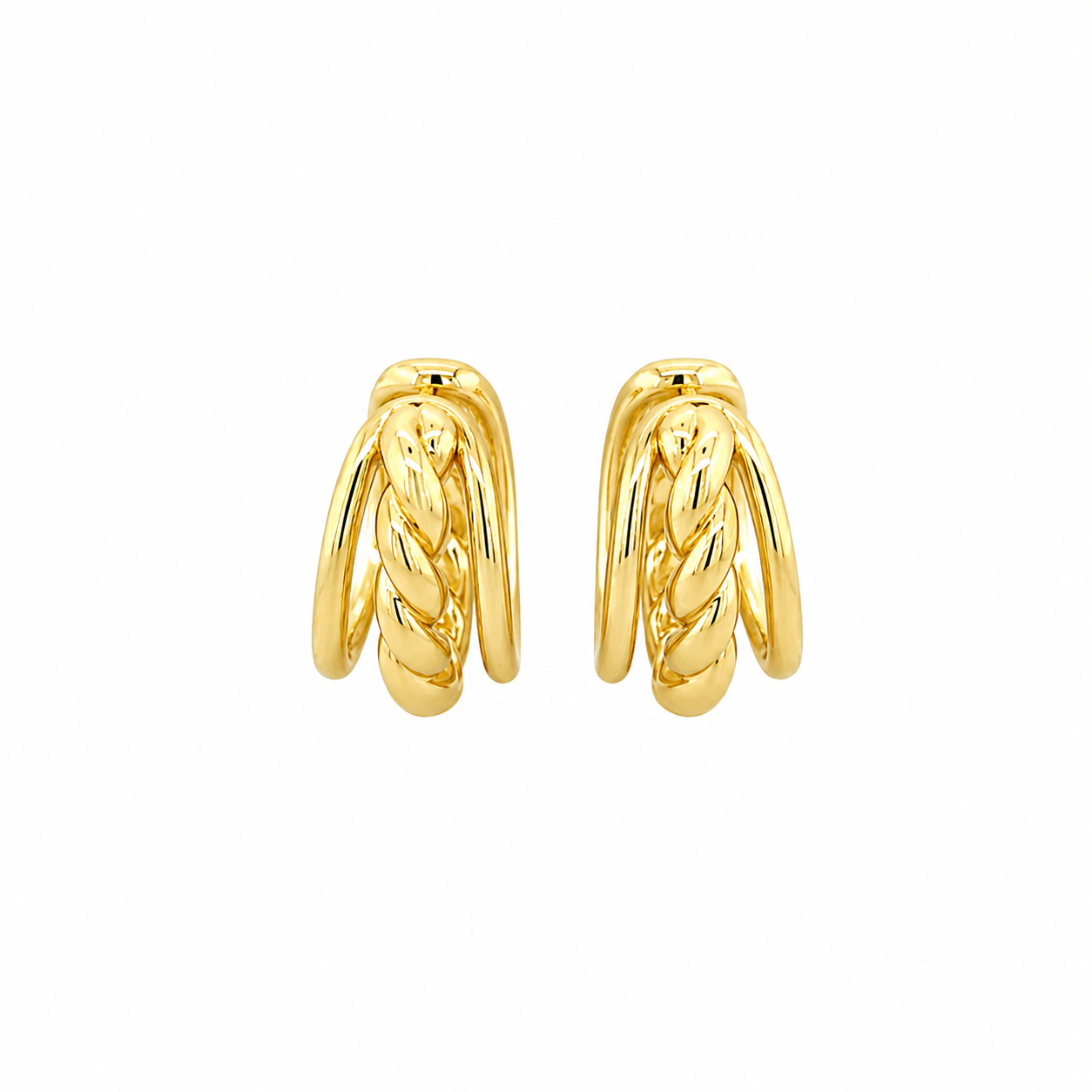 Gold Rope Ear Cuff