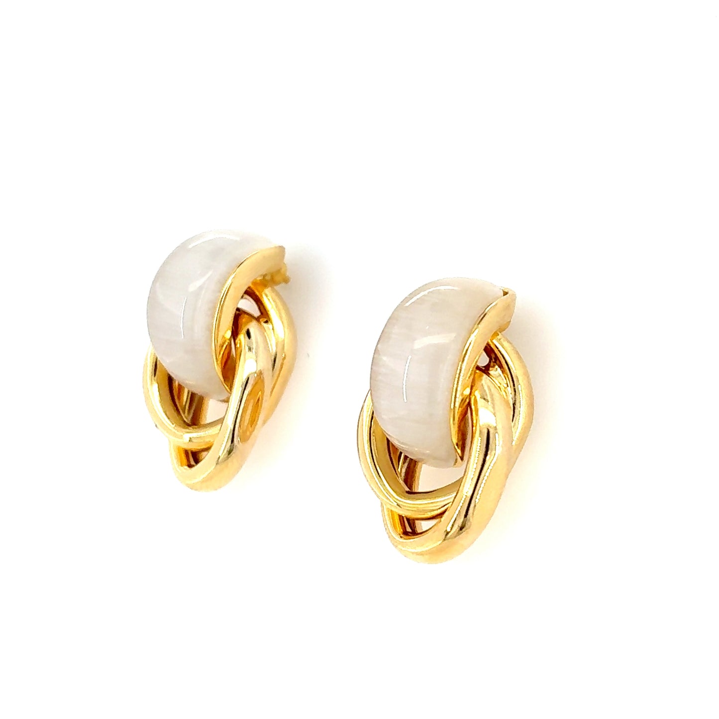 Ivory Knot Earrings