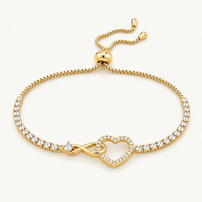 Infinity Heart Bracelet