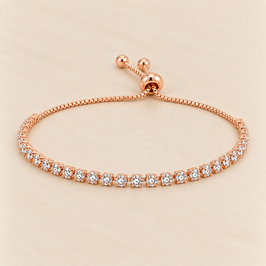 Eternal Sparkle Tennis Bracelet (Rose Gold)