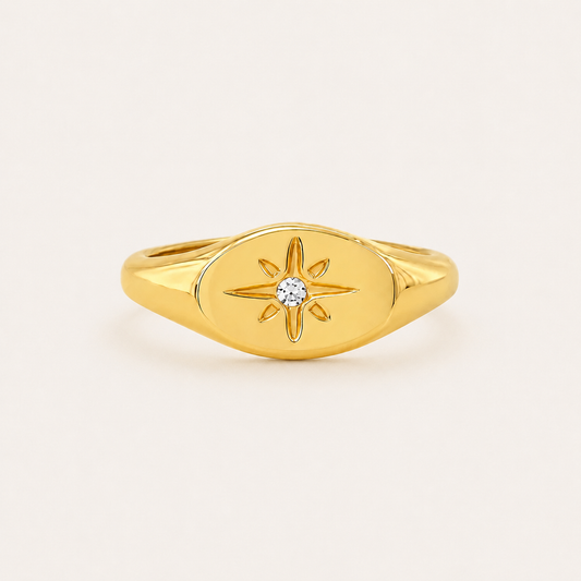 Star Signet Ring