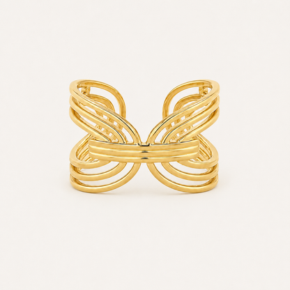 Gold Wrap Knot Ring