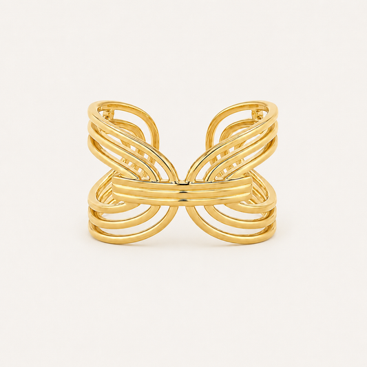 Gold Wrap Knot Ring