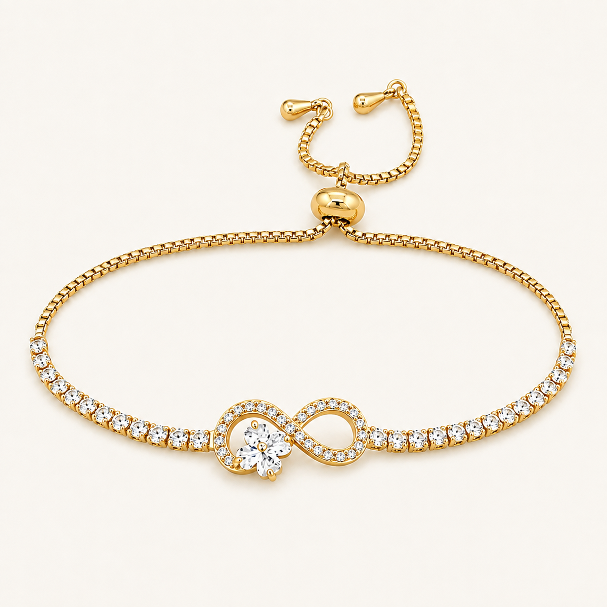 Infinity Flower Bracelet