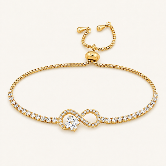 Infinity Flower Bracelet