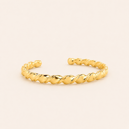 Croissant Open Bangle Bracelet