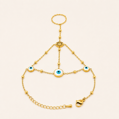 Evil Eye Hand Chain Bracelet