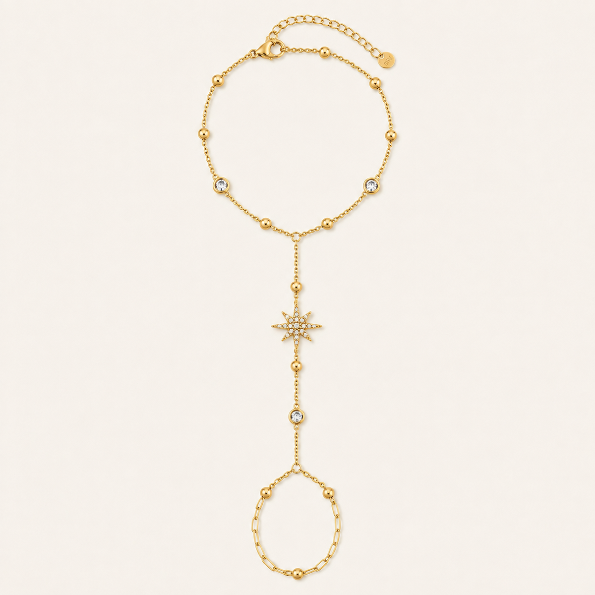 Celestial Star Hand Chain Bracelet
