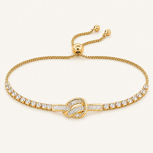 Knot Tennis Bracelet
