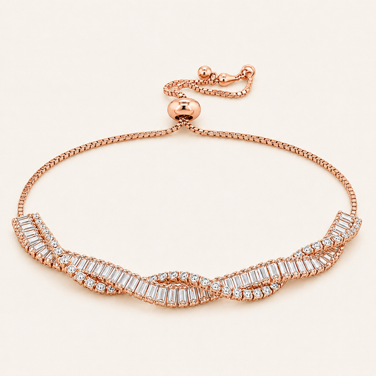 Baguette Twist Bracelet