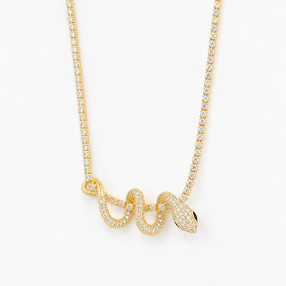 Serpentine Tennis Necklace