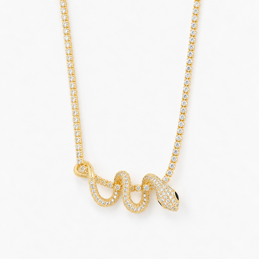 Serpentine Tennis Necklace