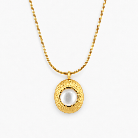 Opal Charm Pendant Necklace