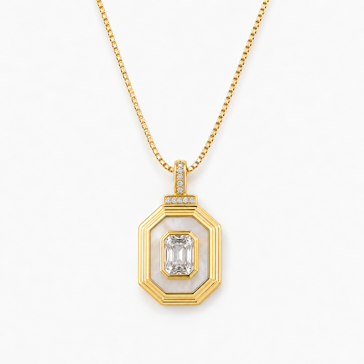 Emerald Heritage Pendant Necklace