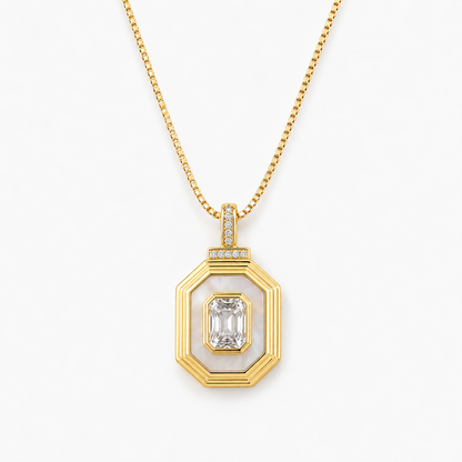 Emerald Heritage Pendant Necklace