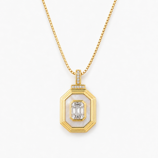 Emerald Heritage Pendant Necklace