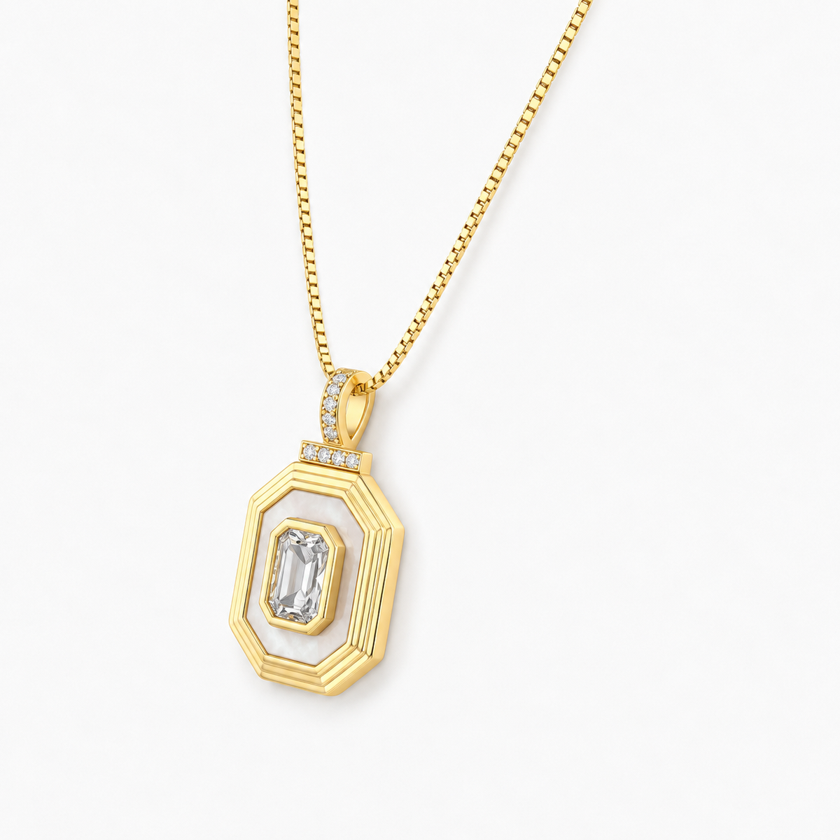 Emerald Heritage Pendant Necklace