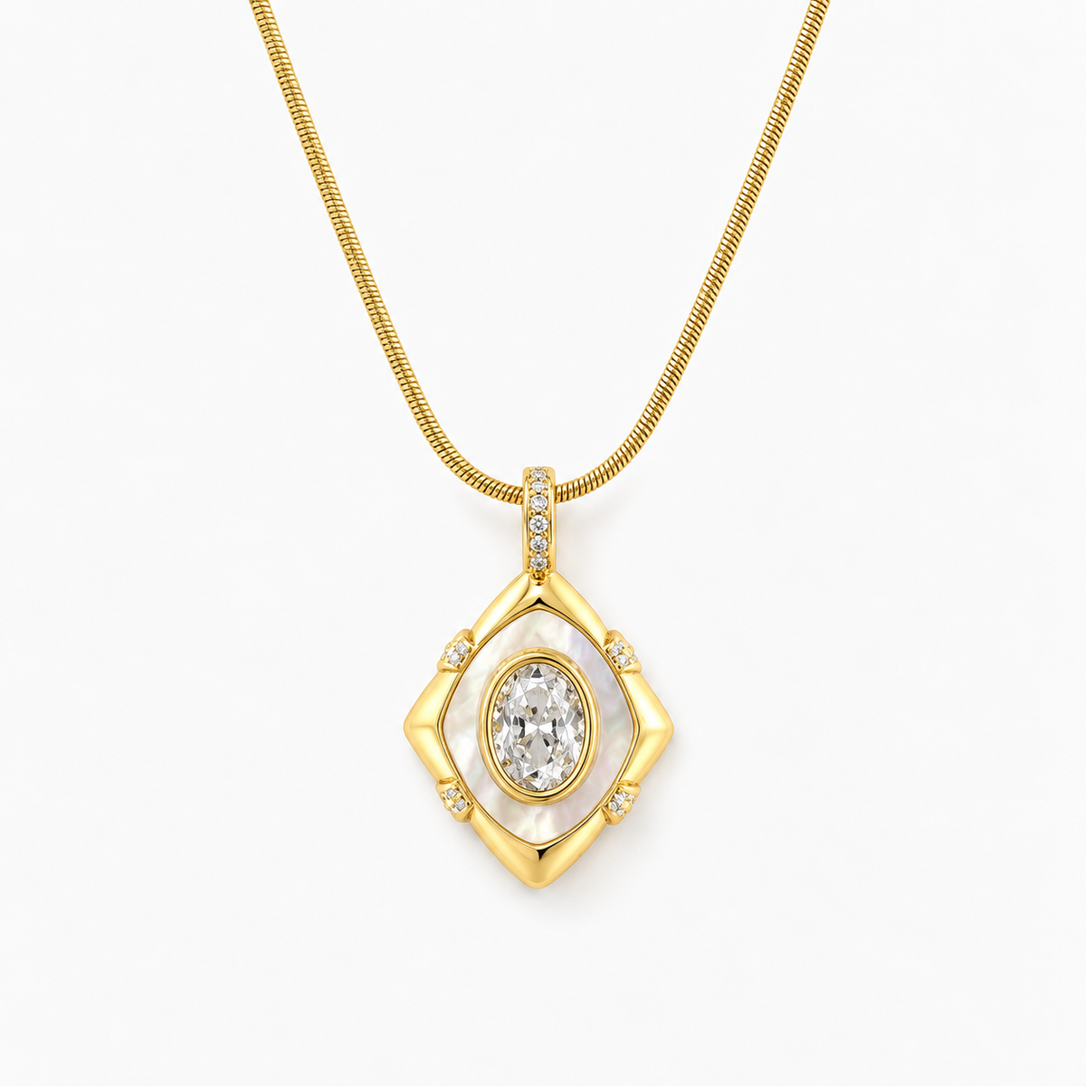 Vintage Charm Pendant Necklace