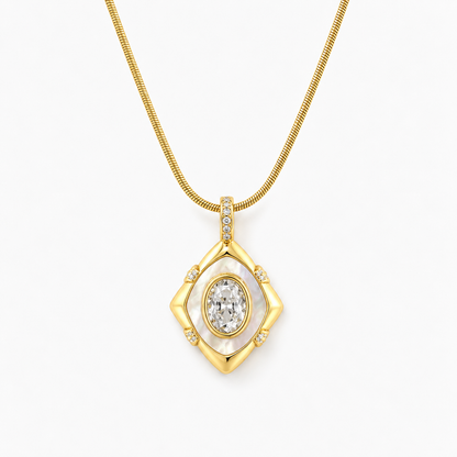 Vintage Charm Pendant Necklace
