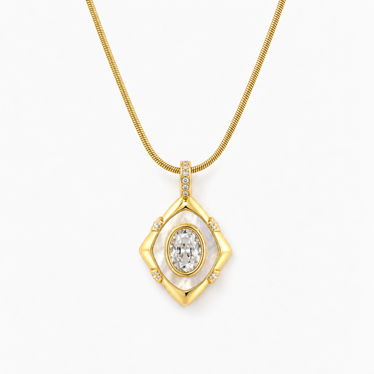Vintage Charm Pendant Necklace