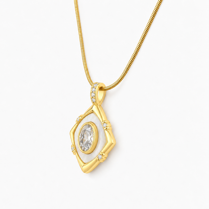 Vintage Charm Pendant Necklace