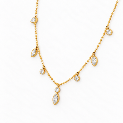 Marquise Charm Necklace