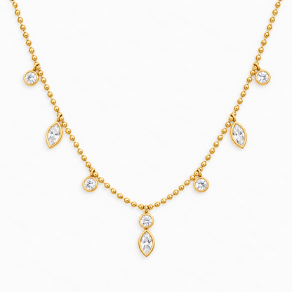 Marquise Charm Necklace