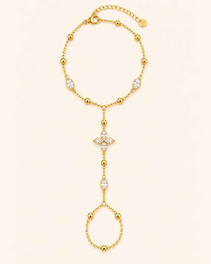 Marquise Cross Hand Chain