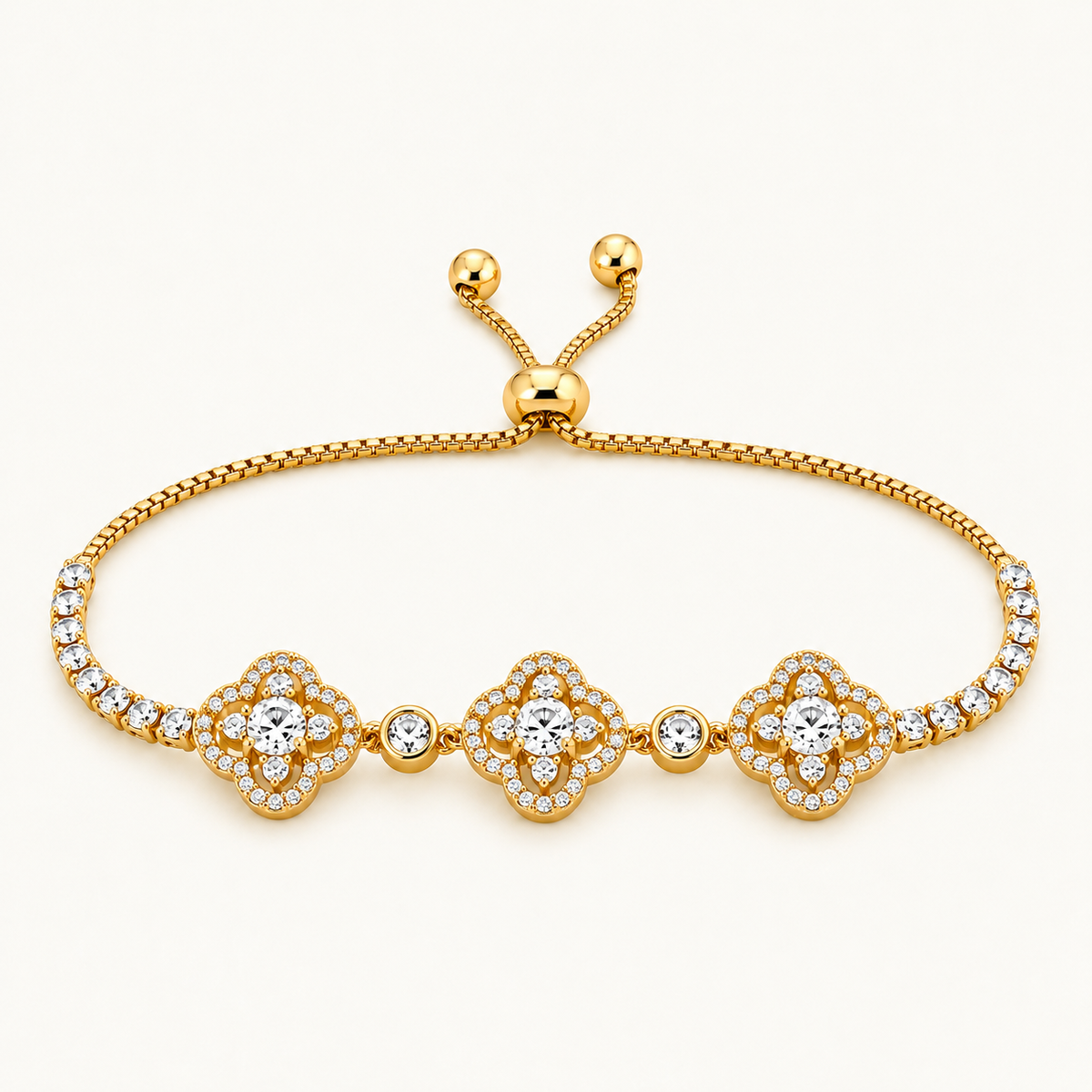 Triple Clover Bracelet