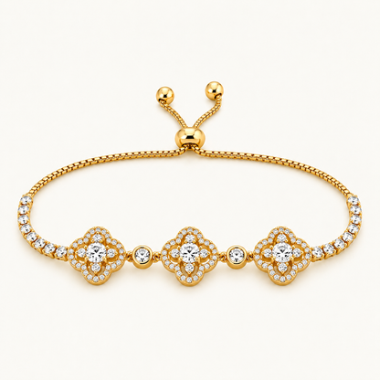 Triple Clover Bracelet