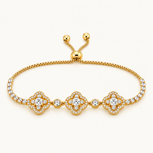 Triple Clover Bracelet