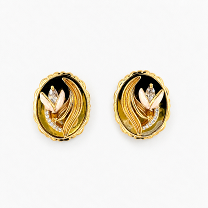 Gilded Bloom Earrings