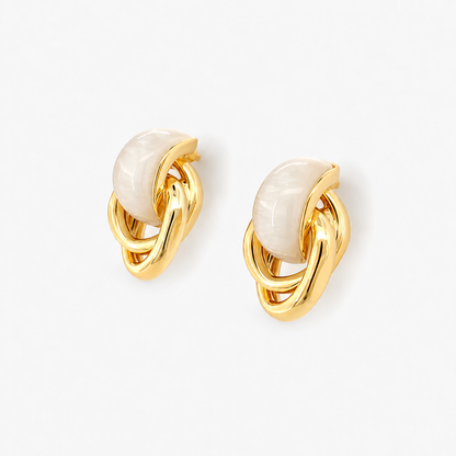 Ivory Knot Earrings