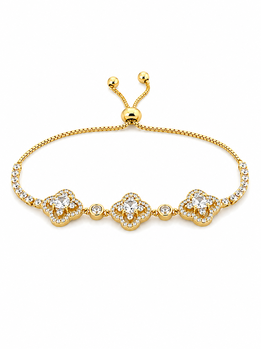 Triple Clover Bracelet