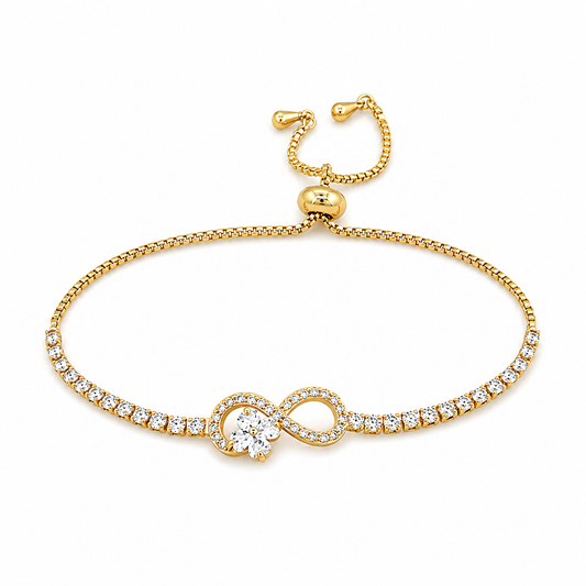 Infinity Flower Bracelet