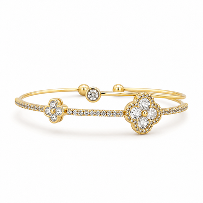 Clover Cuff Bracelet