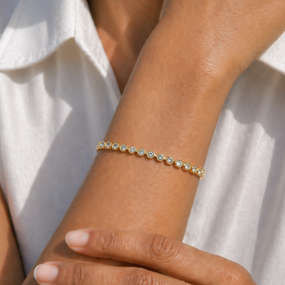 Bezel Round Bracelet