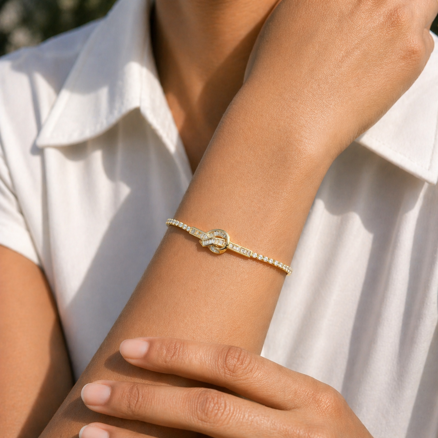 Knot Tennis Bracelet