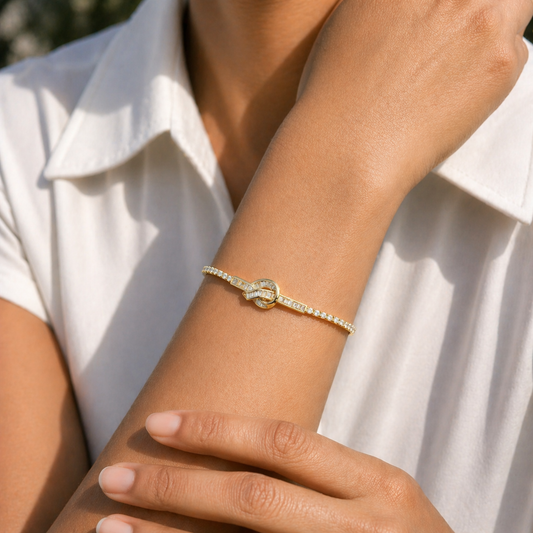 Knot Tennis Bracelet