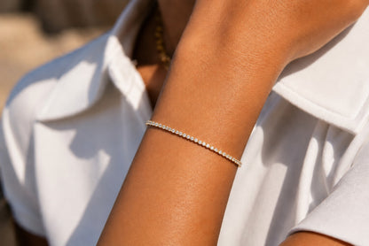 Eternal Sparkle Tennis Bracelet (Yellow Gold)