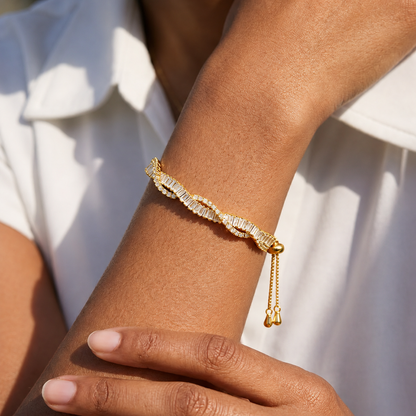 Baguette Twist Bracelet