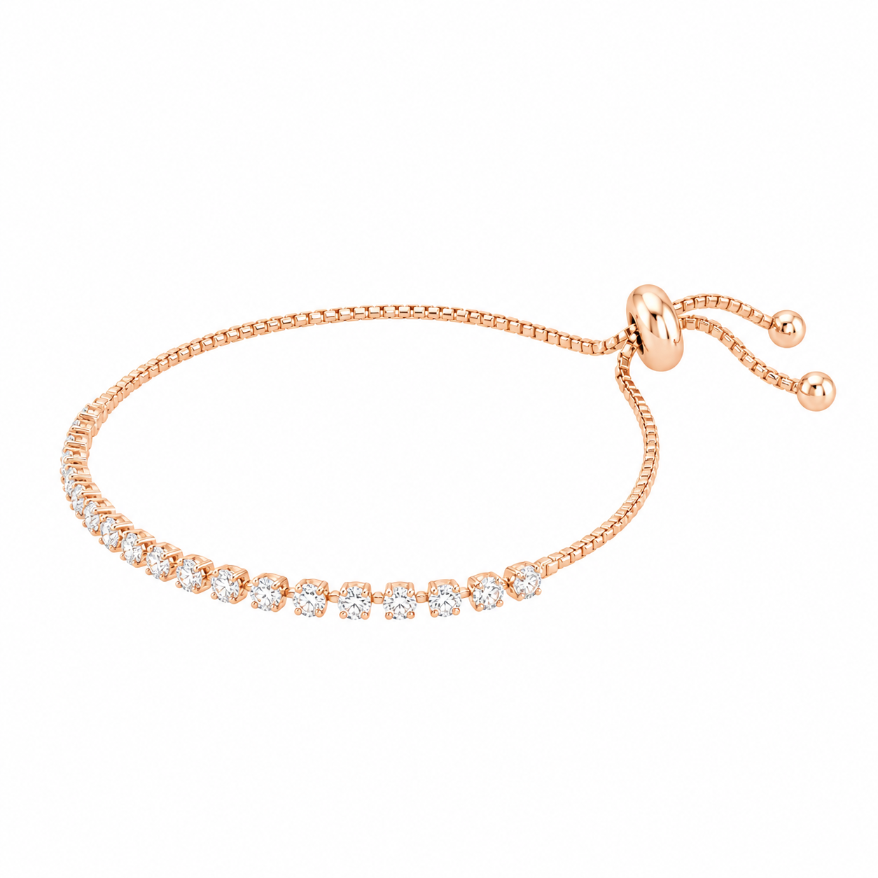 Eternal Sparkle Tennis Bracelet (Rose Gold)