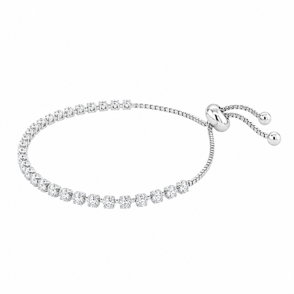 Eternal Sparkle Tennis Bracelet (White Gold)