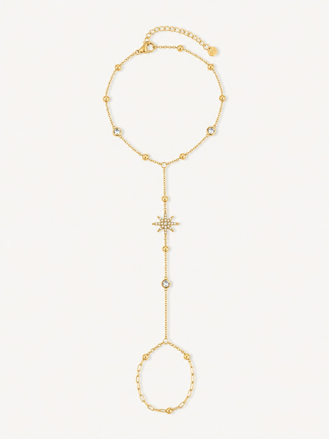 Celestial Star Hand Chain Bracelet