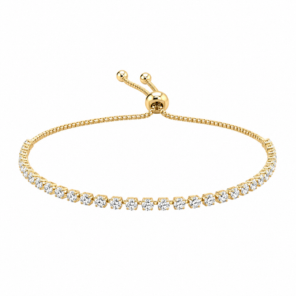 Eternal Sparkle Tennis Bracelet (Yellow Gold)