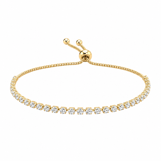 Eternal Sparkle Tennis Bracelet (Yellow Gold)
