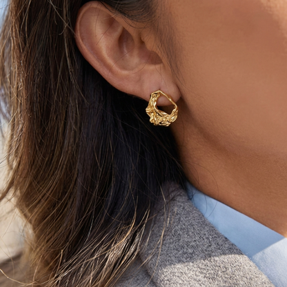 Terra Crinkle Earrings