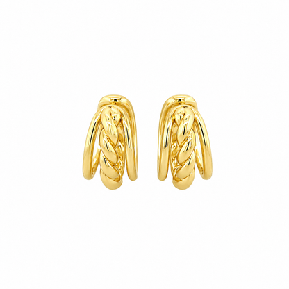 Gold Rope Ear Cuff