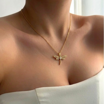 Dragonfly Pendant Necklace