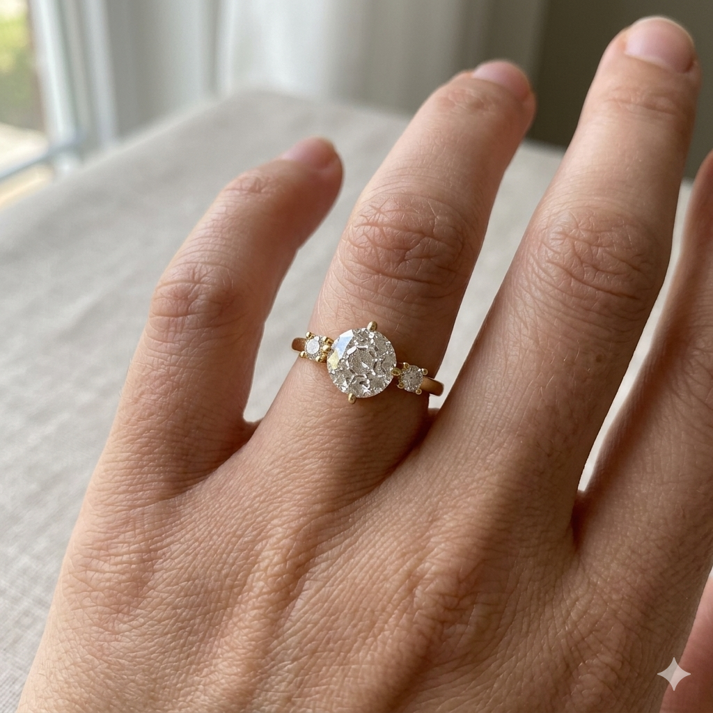 Céleste Solitaire Ring